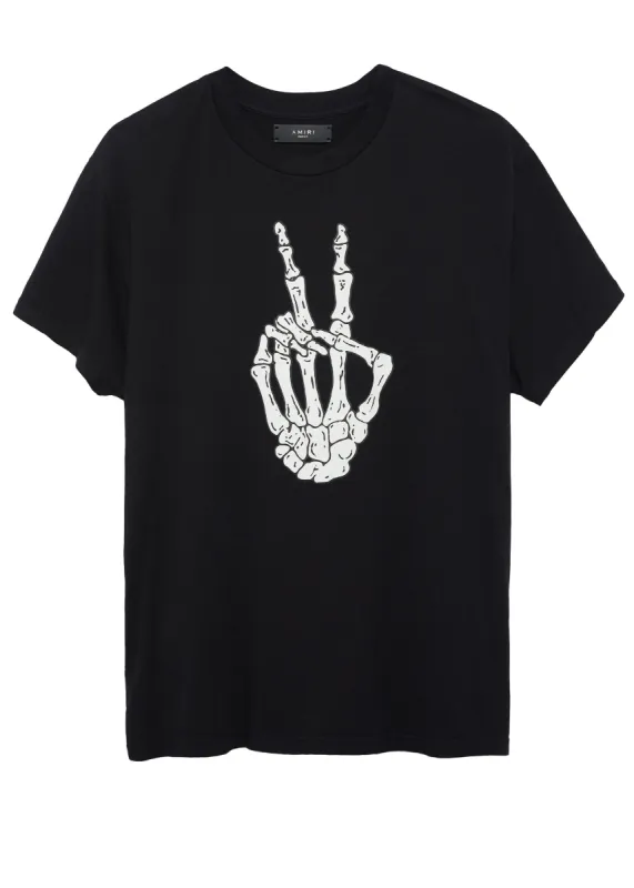 Bones Peace Tee Black/White made by AMIRI