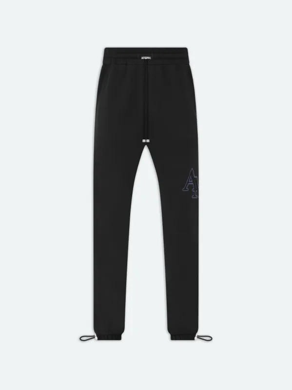 AMIRI STAGGERED SWEATPANT - BLACK sold by AMIRI