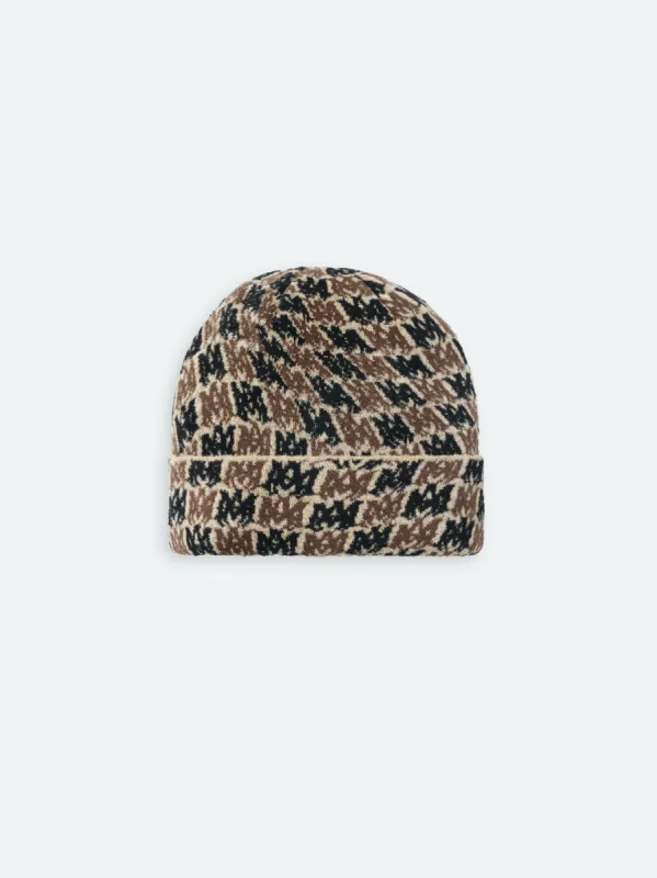 MA SWIRL BEANIE - CAMEL made by AMIRI