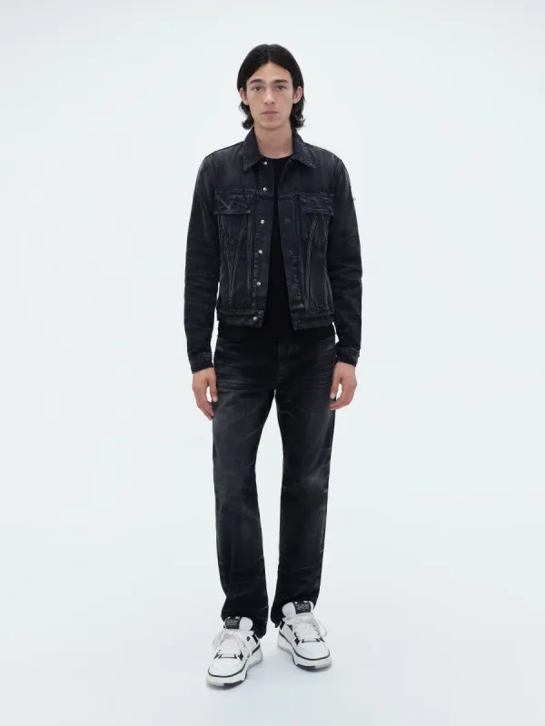 MA TRUCKER JACKET - Faded Black sold by AMIRI