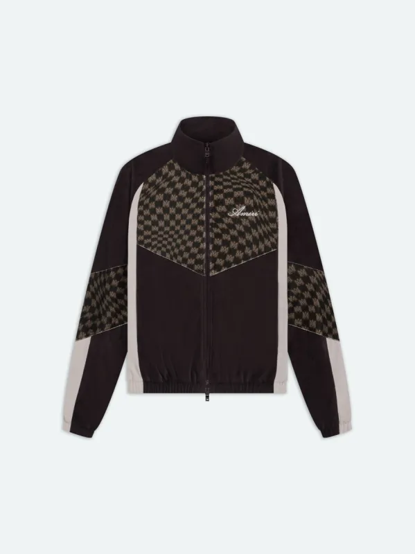 WAVY MA VELOUR TRACK JACKET - POTTING SOIL made by AMIRI