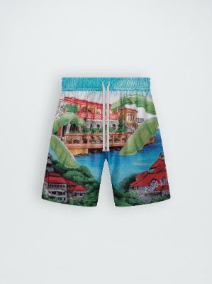 EDEN ROCK SILK SHORT - MULTI made by AMIRI