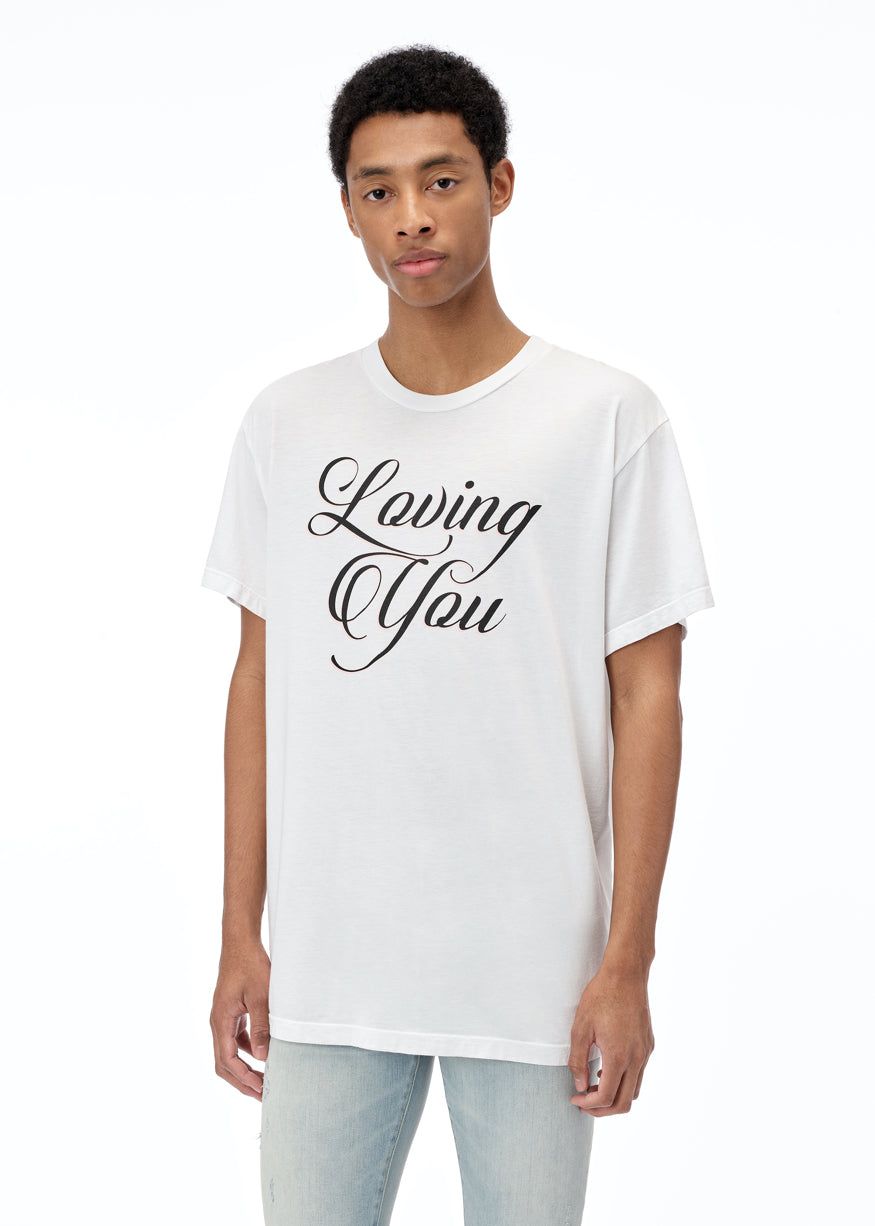 Loving You Tee - White sold by AMIRI product image thumbnail 2