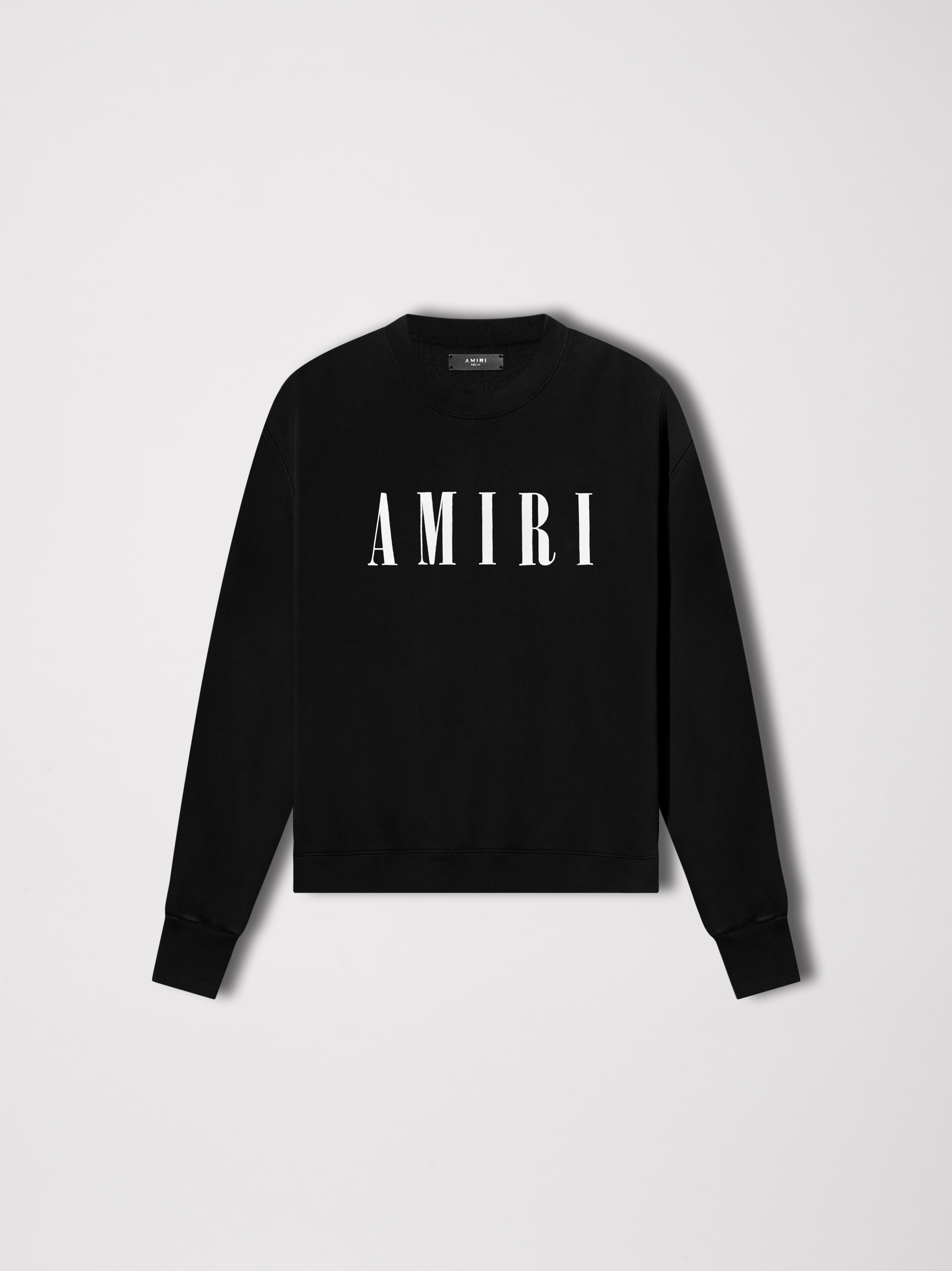 AMIRI CORE LOGO CREWNECK - BLACK sold by AMIRI
