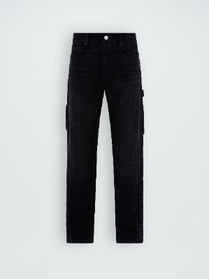 STACK WORKMAN JEAN - AGED BLACK sold by AMIRI