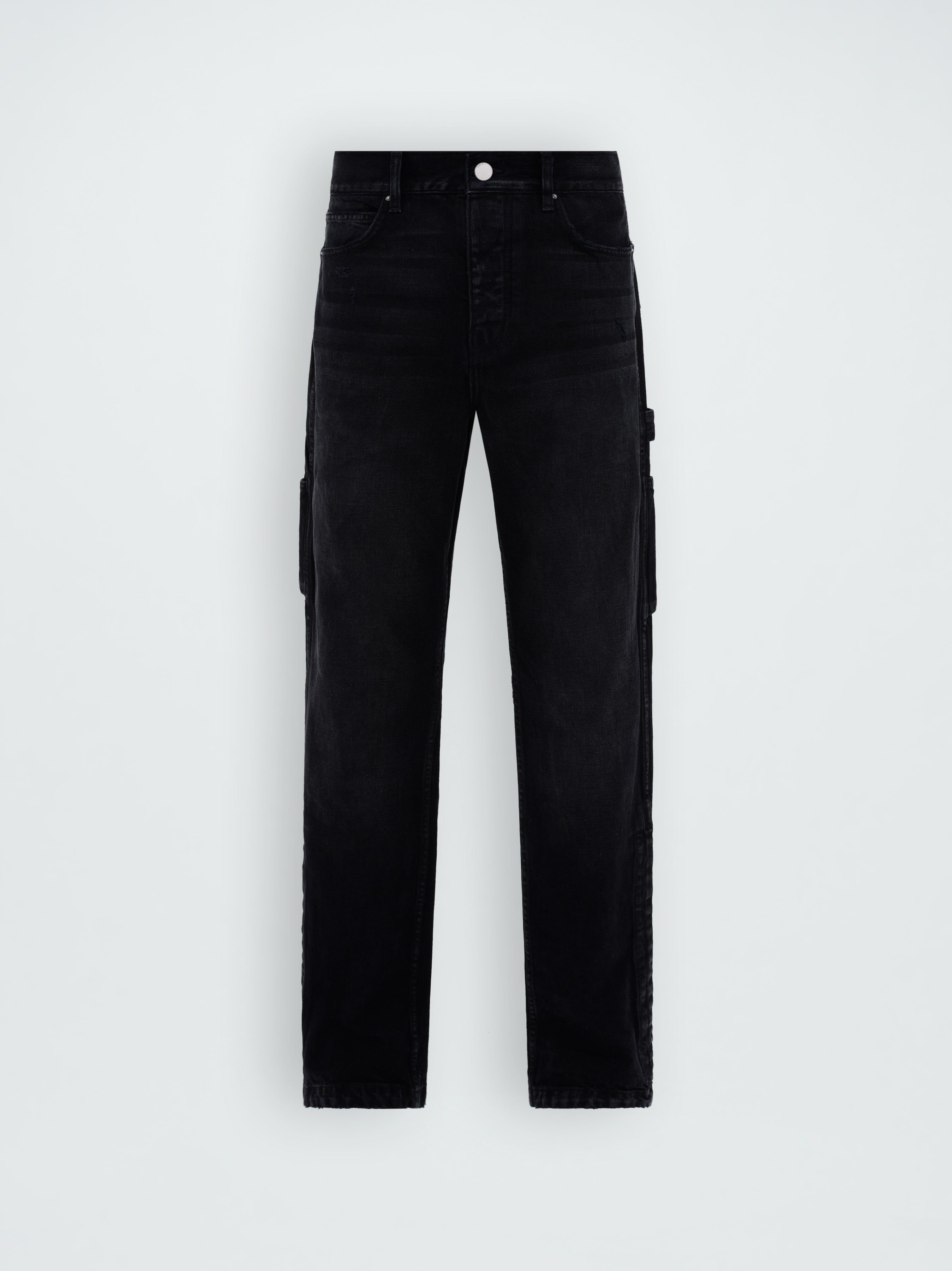 STACK WORKMAN JEAN - AGED BLACK sold by AMIRI