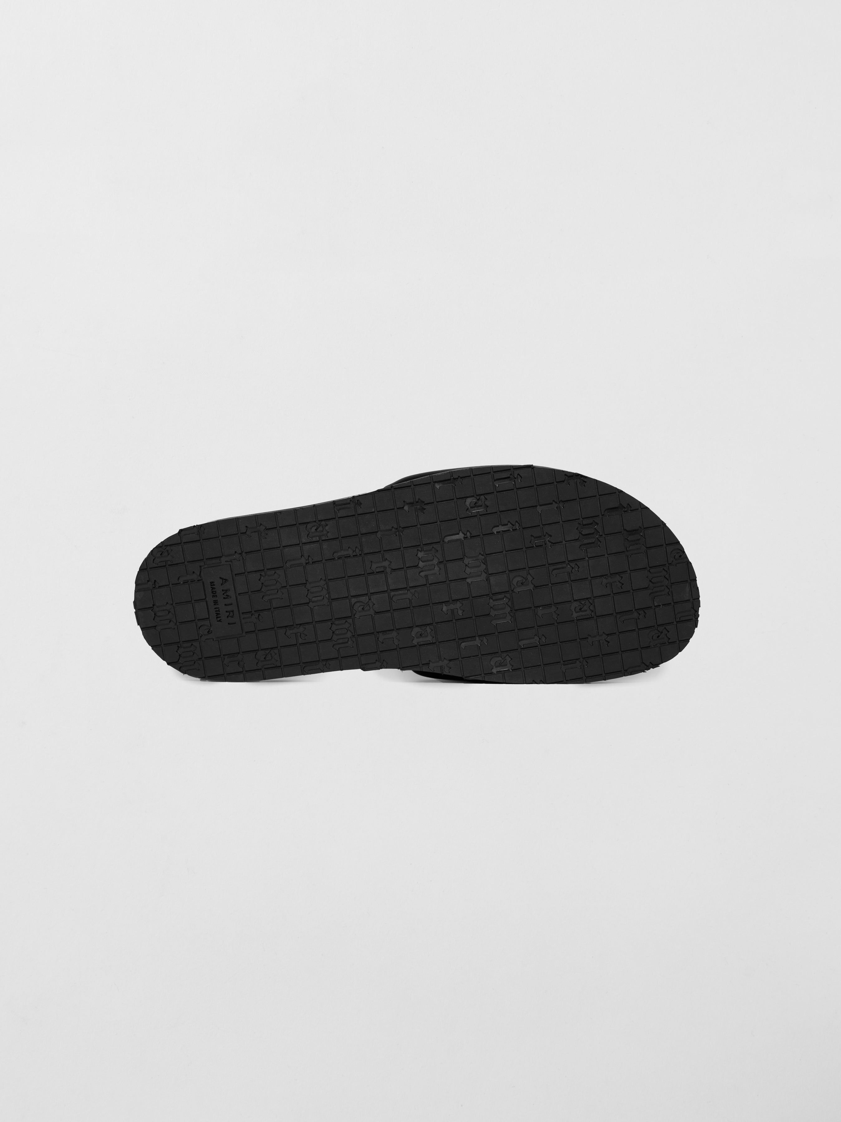 LEATHER SLIDE - BLACK sold by AMIRI product image thumbnail 4