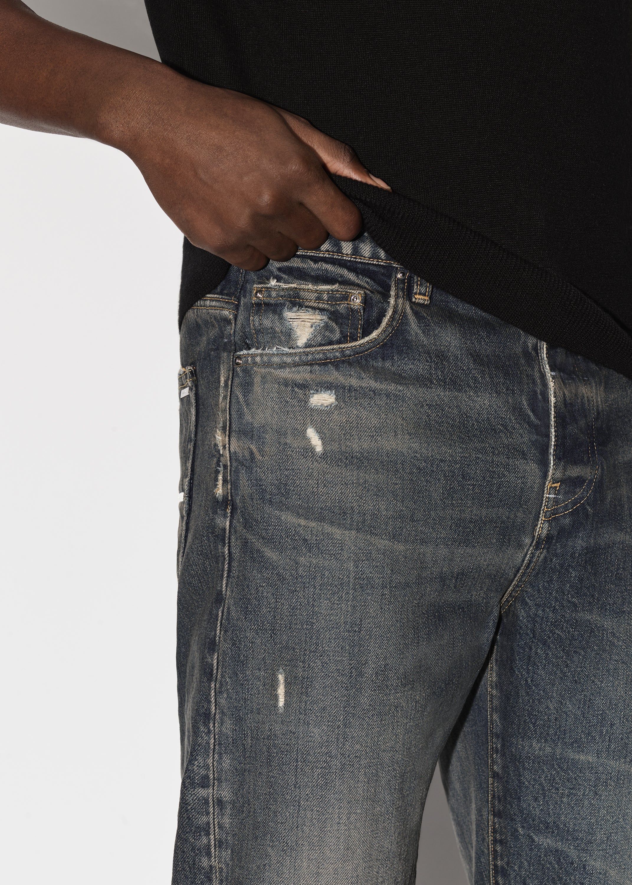 M.A. BAR POCKET STRAIGHT JEAN - DARK INDIGO sold by AMIRI product image thumbnail 5