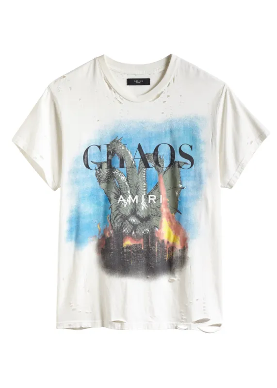 City Dragon Tee Marshmallow sold by AMIRI