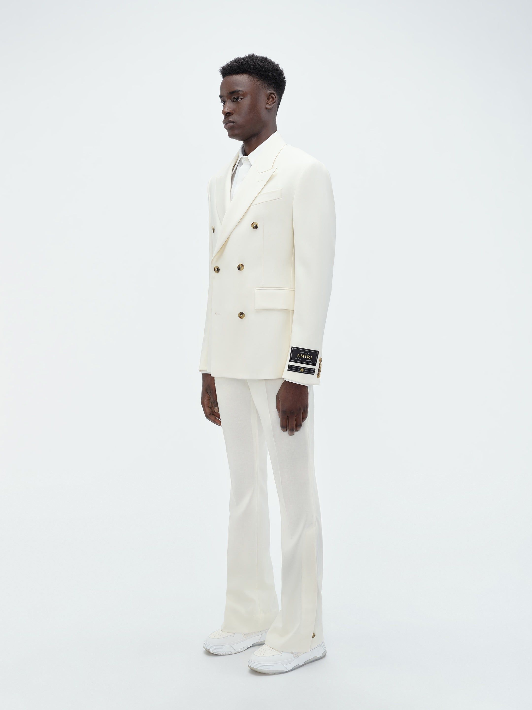 DOUBLE BREAST BLAZER-ALABASTER sold by AMIRI product image thumbnail 4