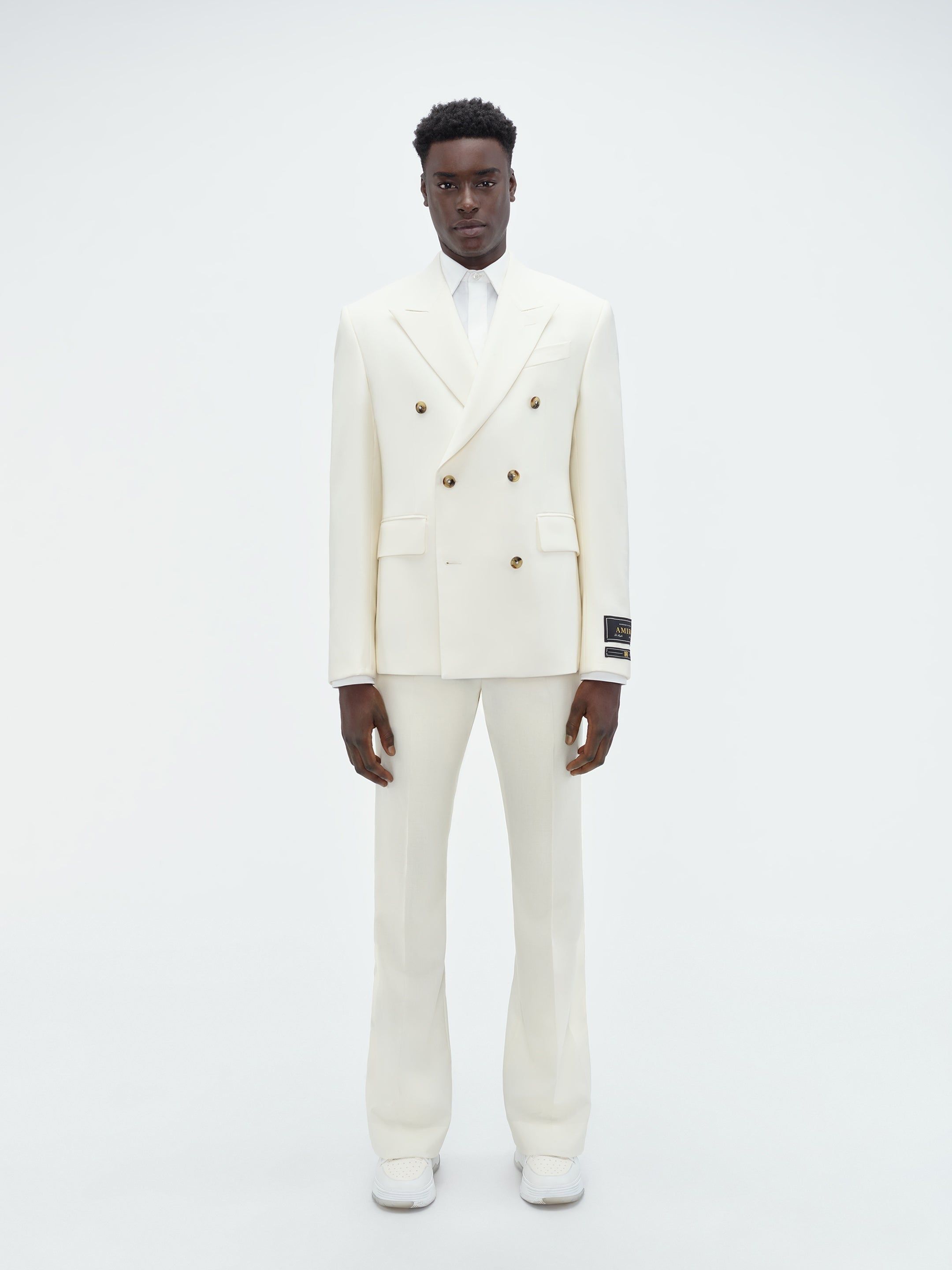 DOUBLE BREAST BLAZER-ALABASTER sold by AMIRI product image thumbnail 2