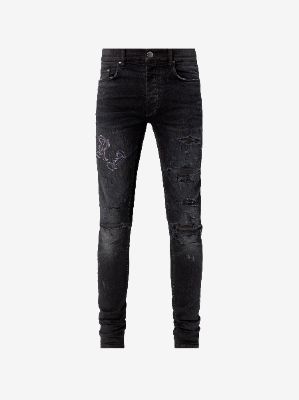 OLD ENGLISH AMIRI JEAN - ANTIQUE BLACK sold by AMIRI