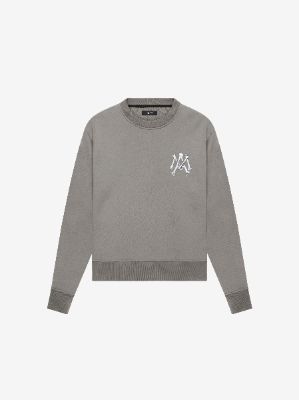 AMIRI Bones M.A. Crew - Heather Grey made by AMIRI