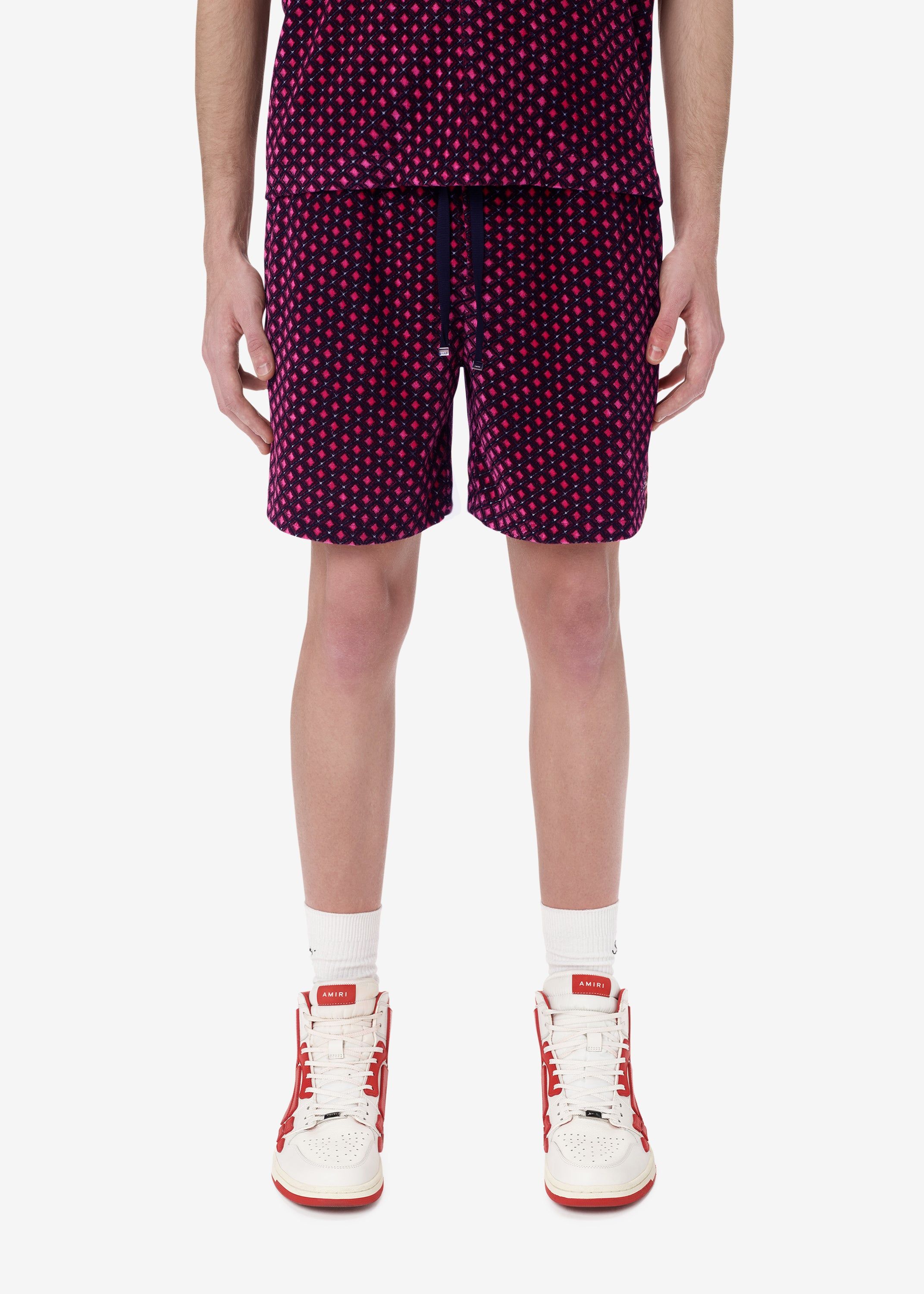 VELOUR SHORTS - PINK sold by AMIRI product image thumbnail 2