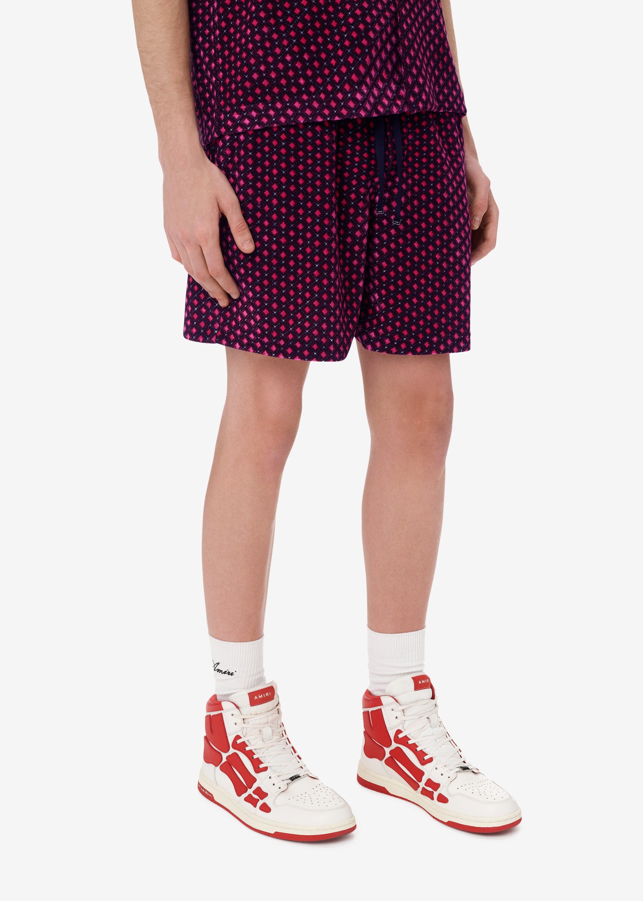 VELOUR SHORTS - PINK sold by AMIRI product image thumbnail 3