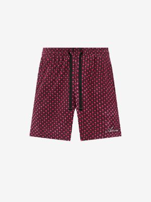 VELOUR SHORTS - PINK sold by AMIRI