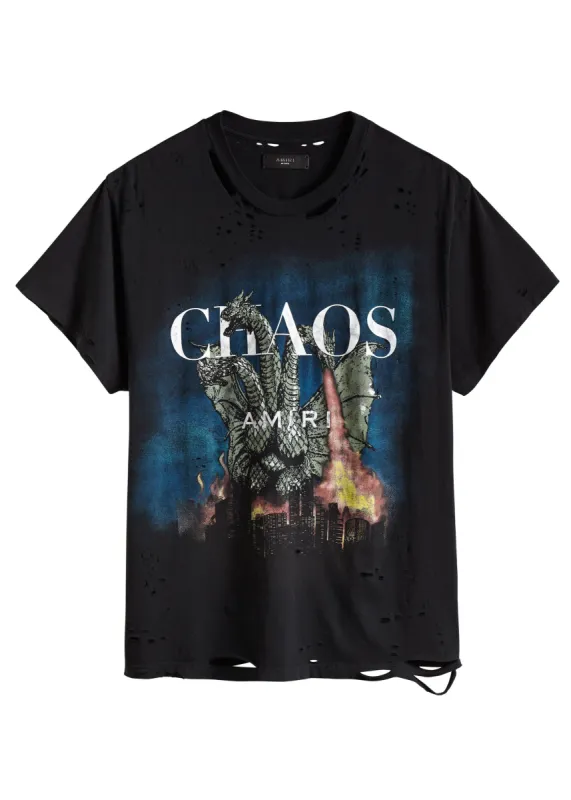 AMIRI PAINTED CITY TEE - BLACK | Parallel
