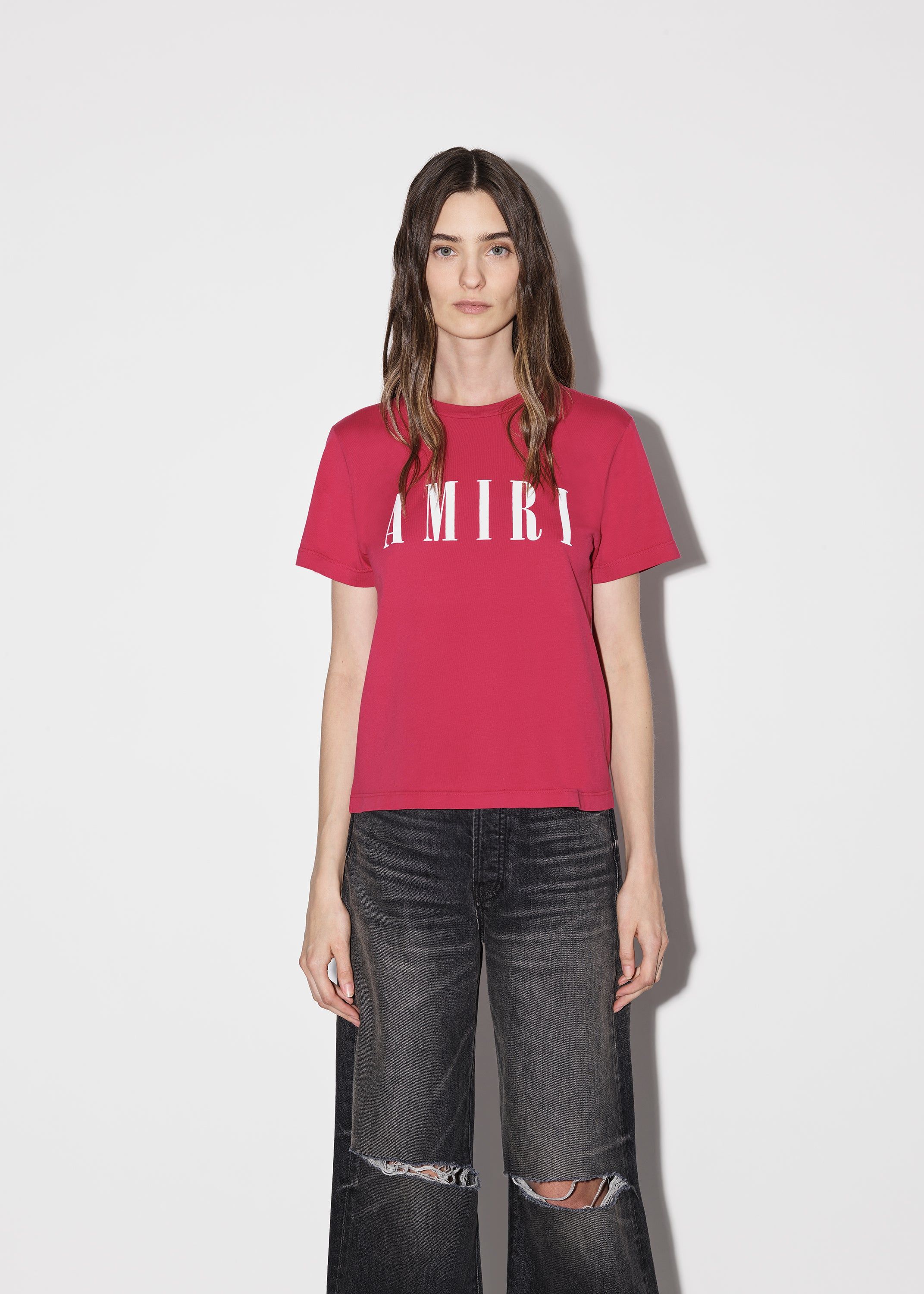 WOMEN - SLIM TEE - FUSCHIA sold by AMIRI product image thumbnail 3
