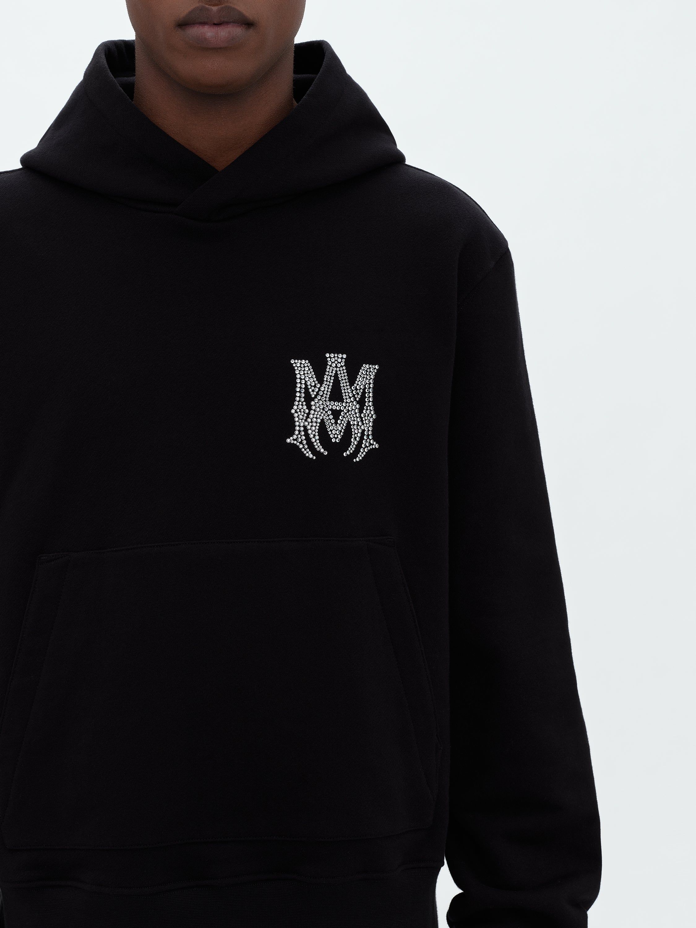 CRYSTAL EMBELLISHED MA HOODIE - BLACK sold by AMIRI product image thumbnail 5