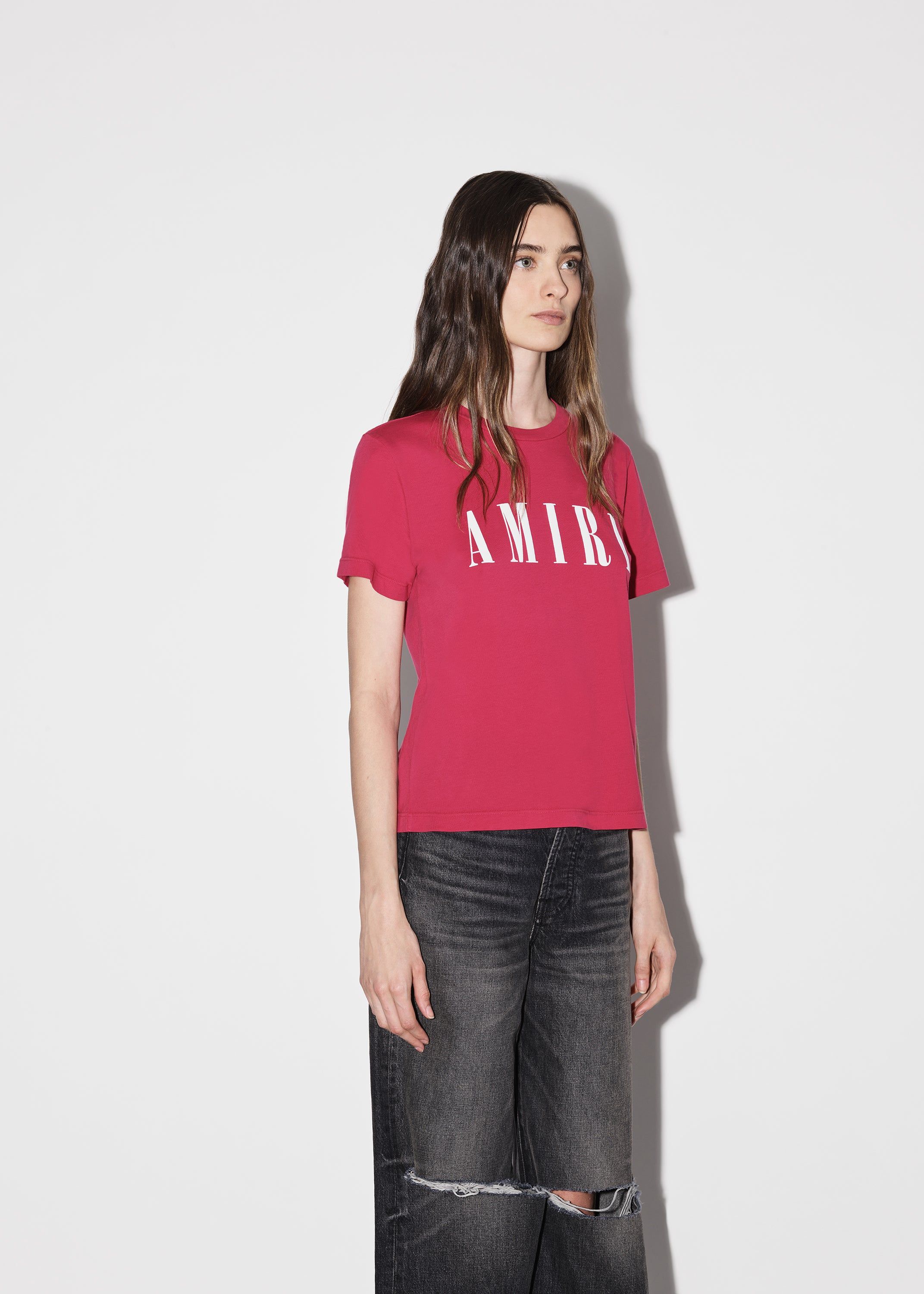 WOMEN - SLIM TEE - FUSCHIA sold by AMIRI product image thumbnail 4