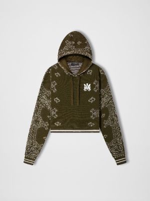 BANDANA BLEACH ALL OVER HOODIE - BLACK | Parallel