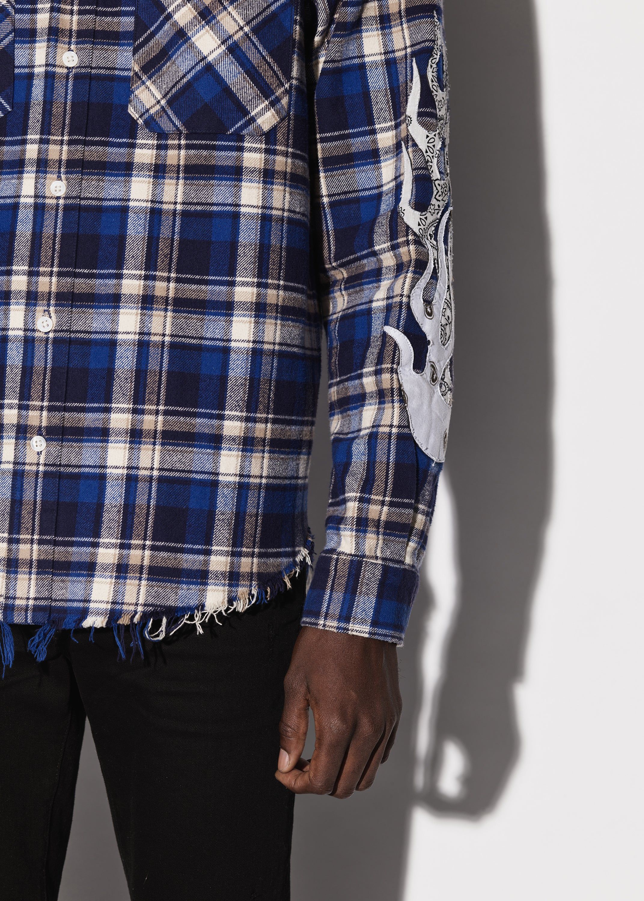 T.G.C.W. SHIRT - BLUE sold by AMIRI product image thumbnail 6