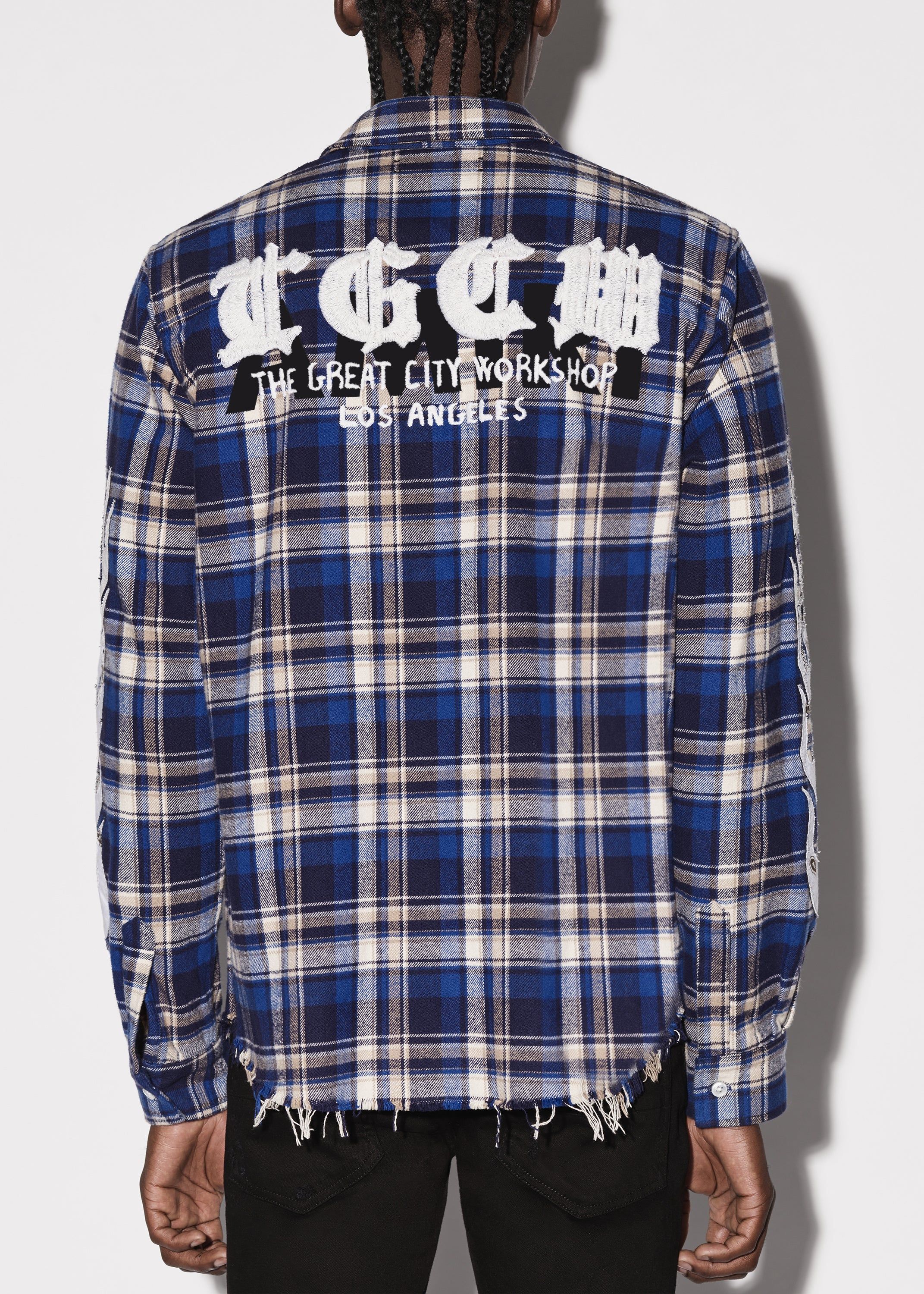 T.G.C.W. SHIRT - BLUE sold by AMIRI product image thumbnail 7