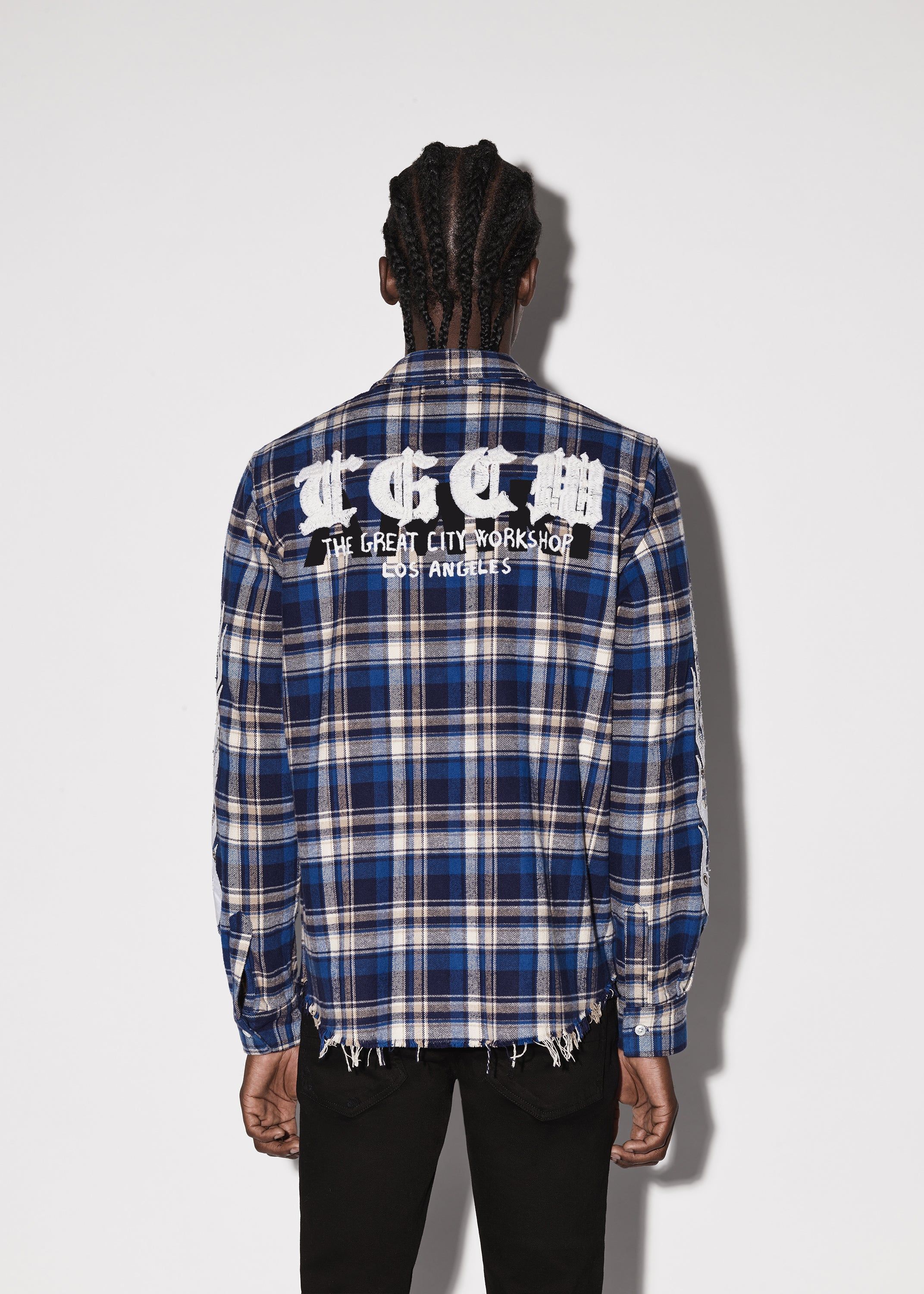 T.G.C.W. SHIRT - BLUE sold by AMIRI product image thumbnail 4