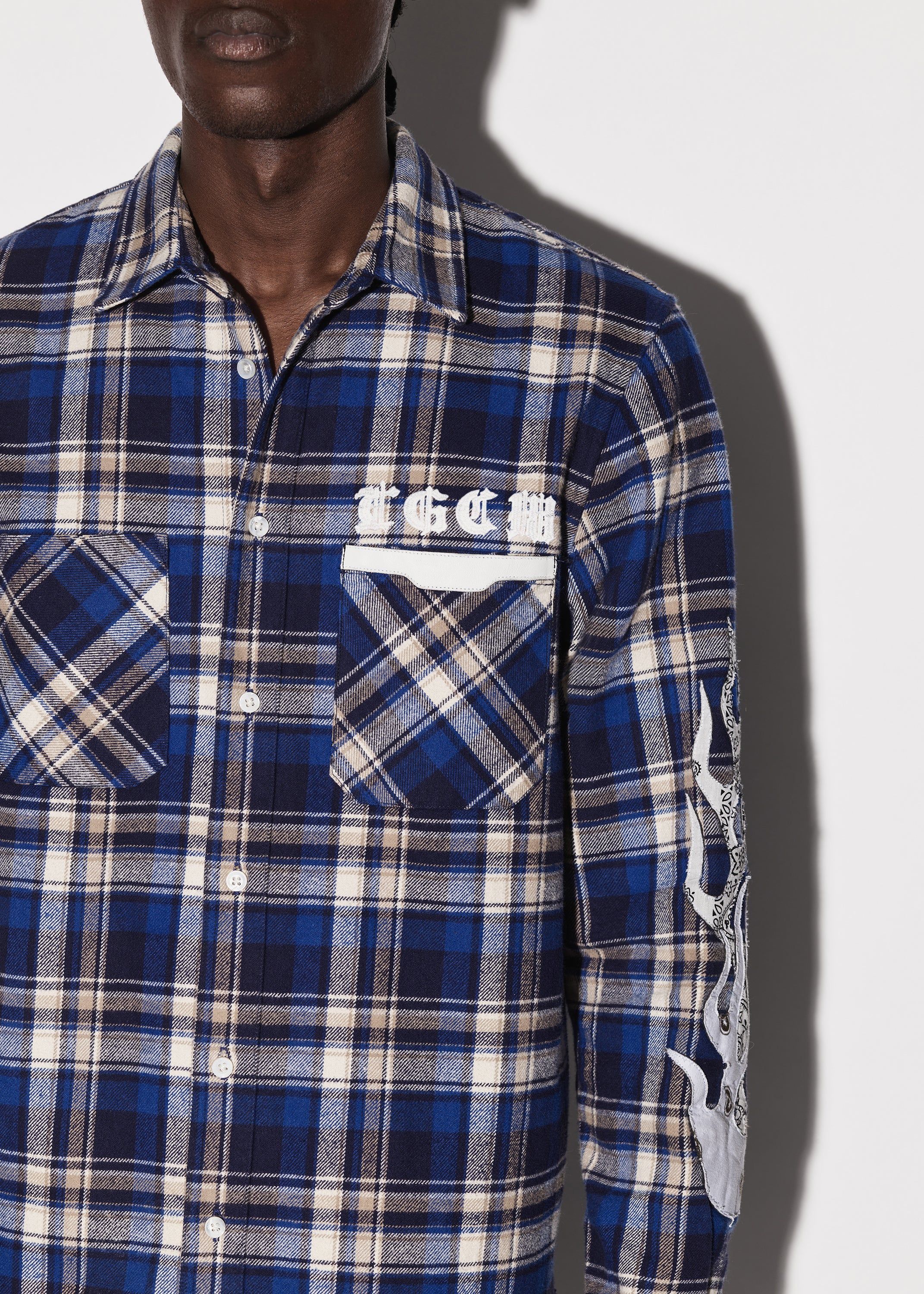 T.G.C.W. SHIRT - BLUE sold by AMIRI product image thumbnail 5