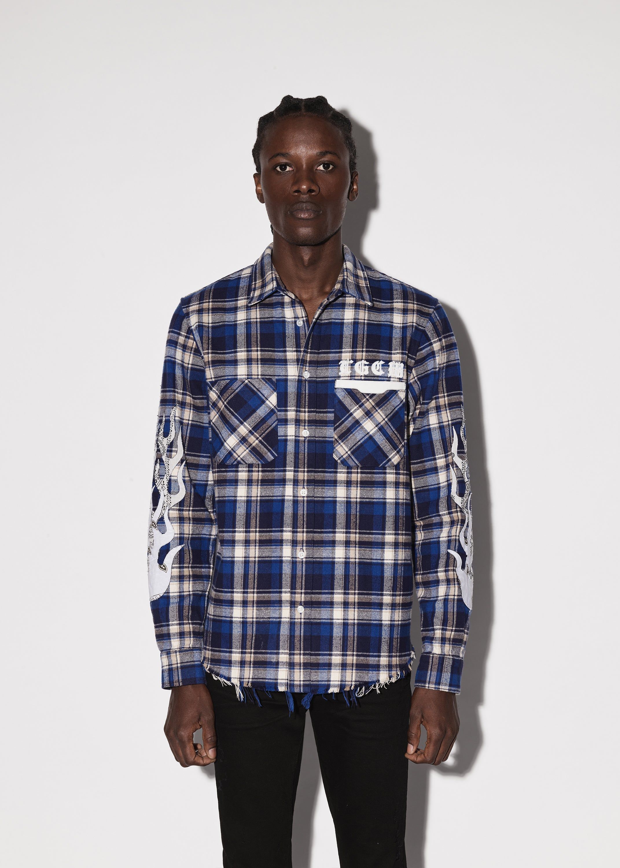 T.G.C.W. SHIRT - BLUE sold by AMIRI product image thumbnail 2