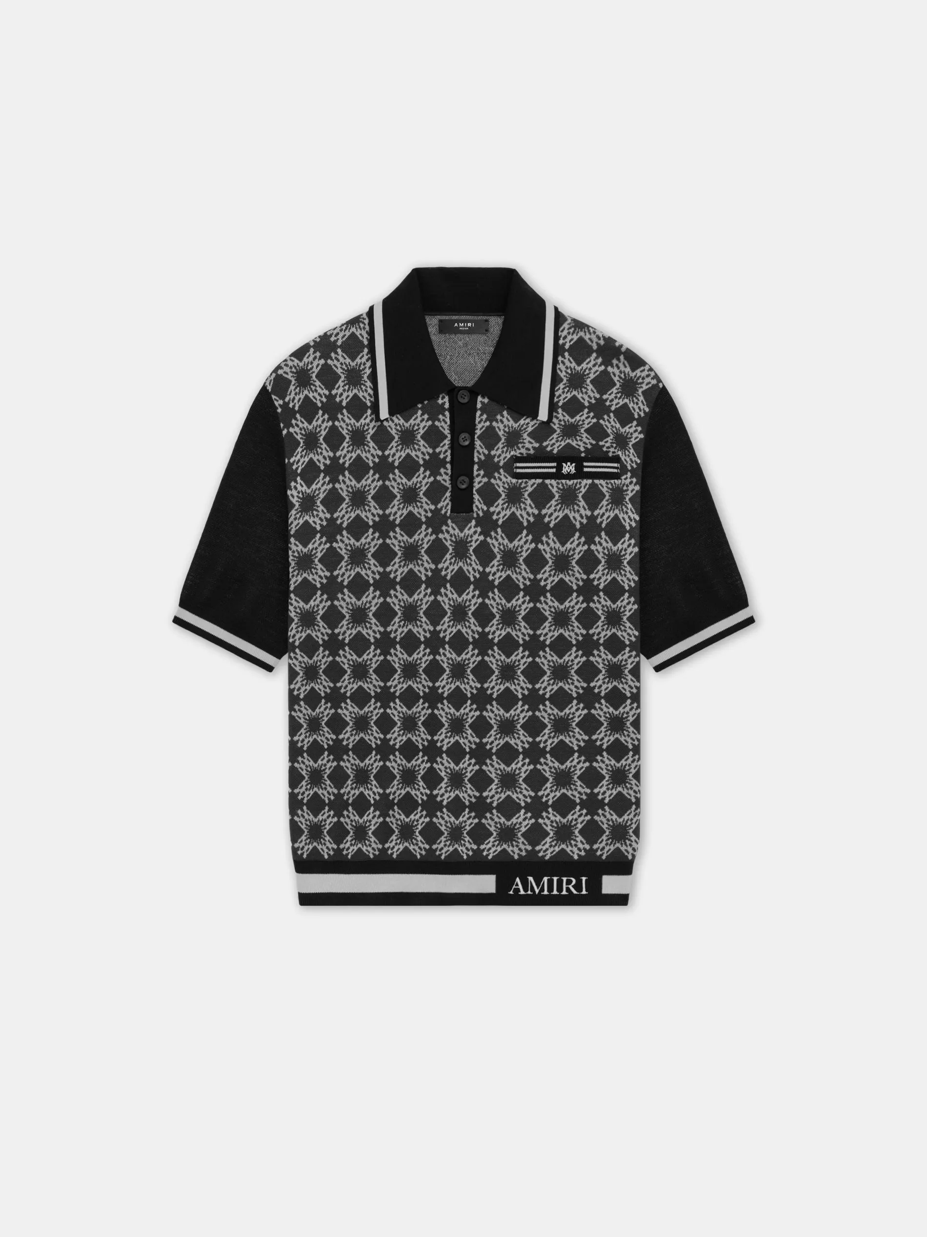 MA QUAD POLO - Dark Grey sold by AMIRI product image thumbnail 5