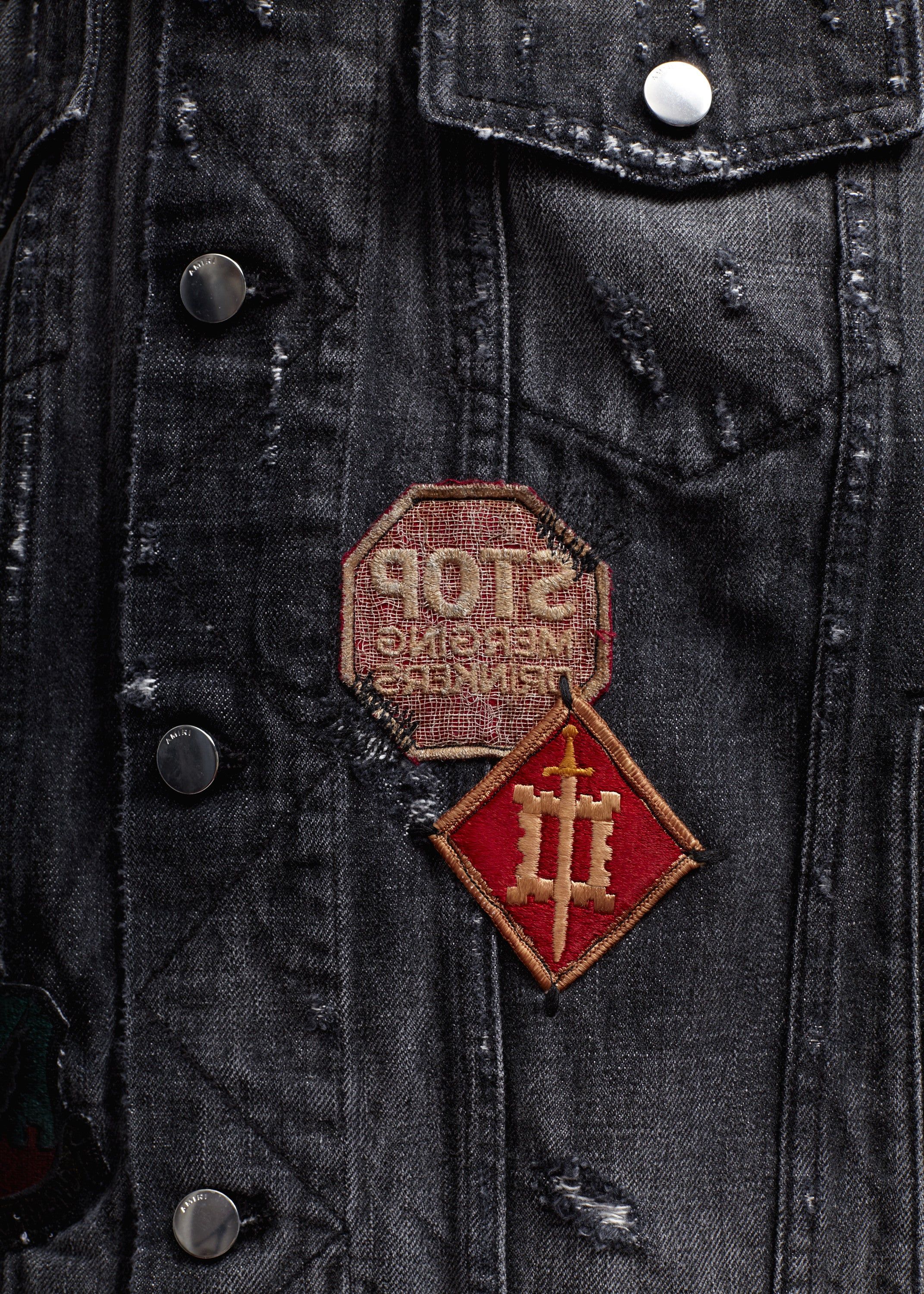 CONCERT TRUCKER MED BLACK sold by AMIRI product image thumbnail 4