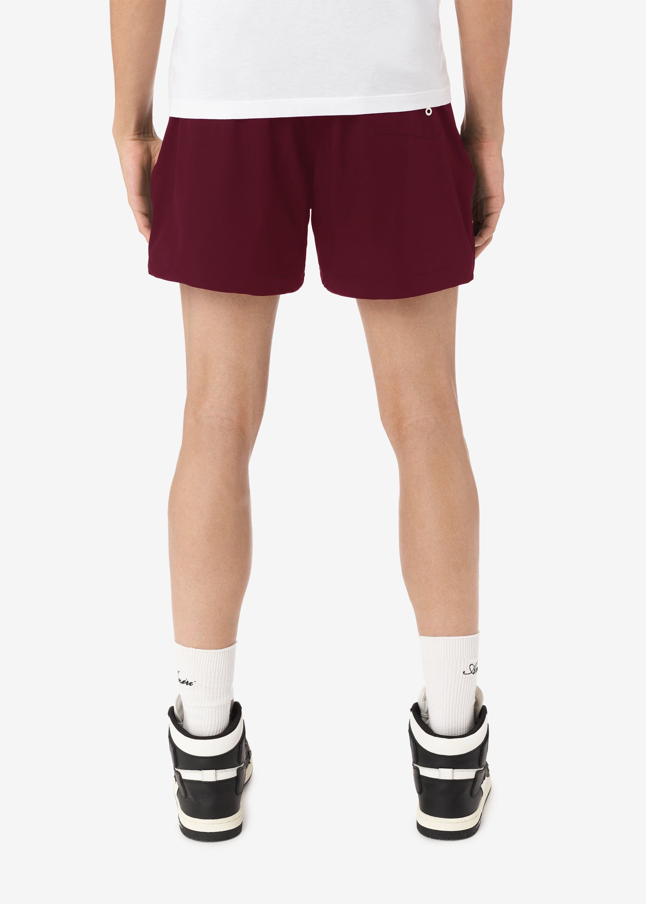 CORE LOGO SWIM TRUNKS - BURGUNDY sold by AMIRI product image thumbnail 4