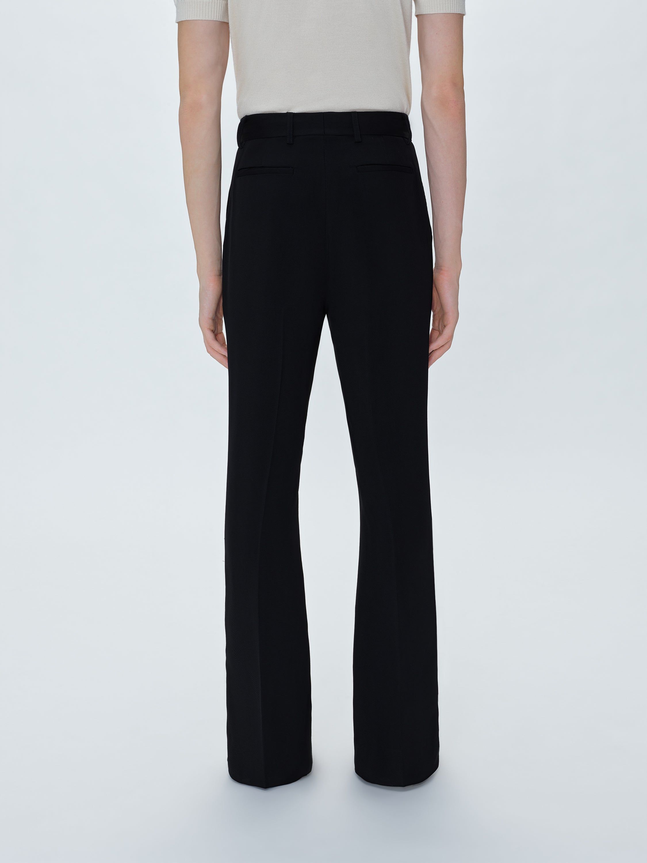 VISCOSE FLARE PANTS - BLACK sold by AMIRI product image thumbnail 4