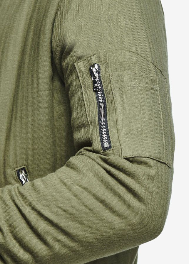 Cashmere Bomber Jacket Olive sold by AMIRI product image thumbnail 5