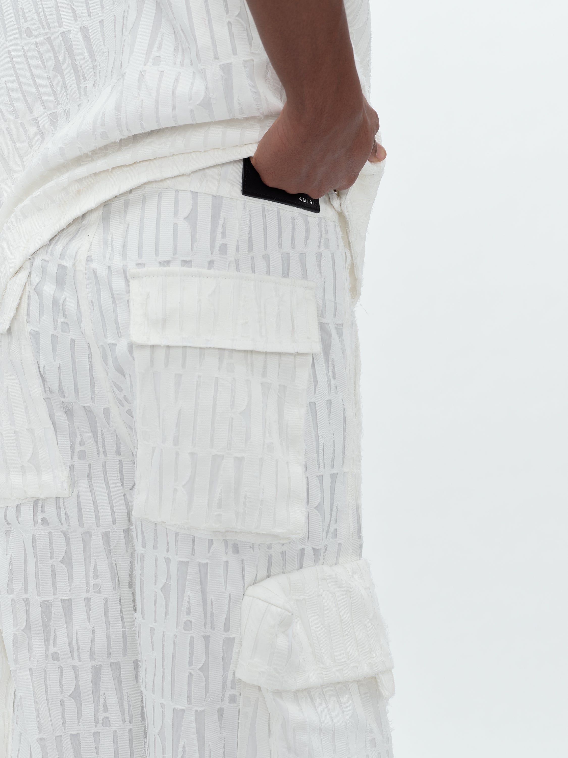 AMIRI BURNOUT UTILITY PANT - WHITE sold by AMIRI product image thumbnail 7