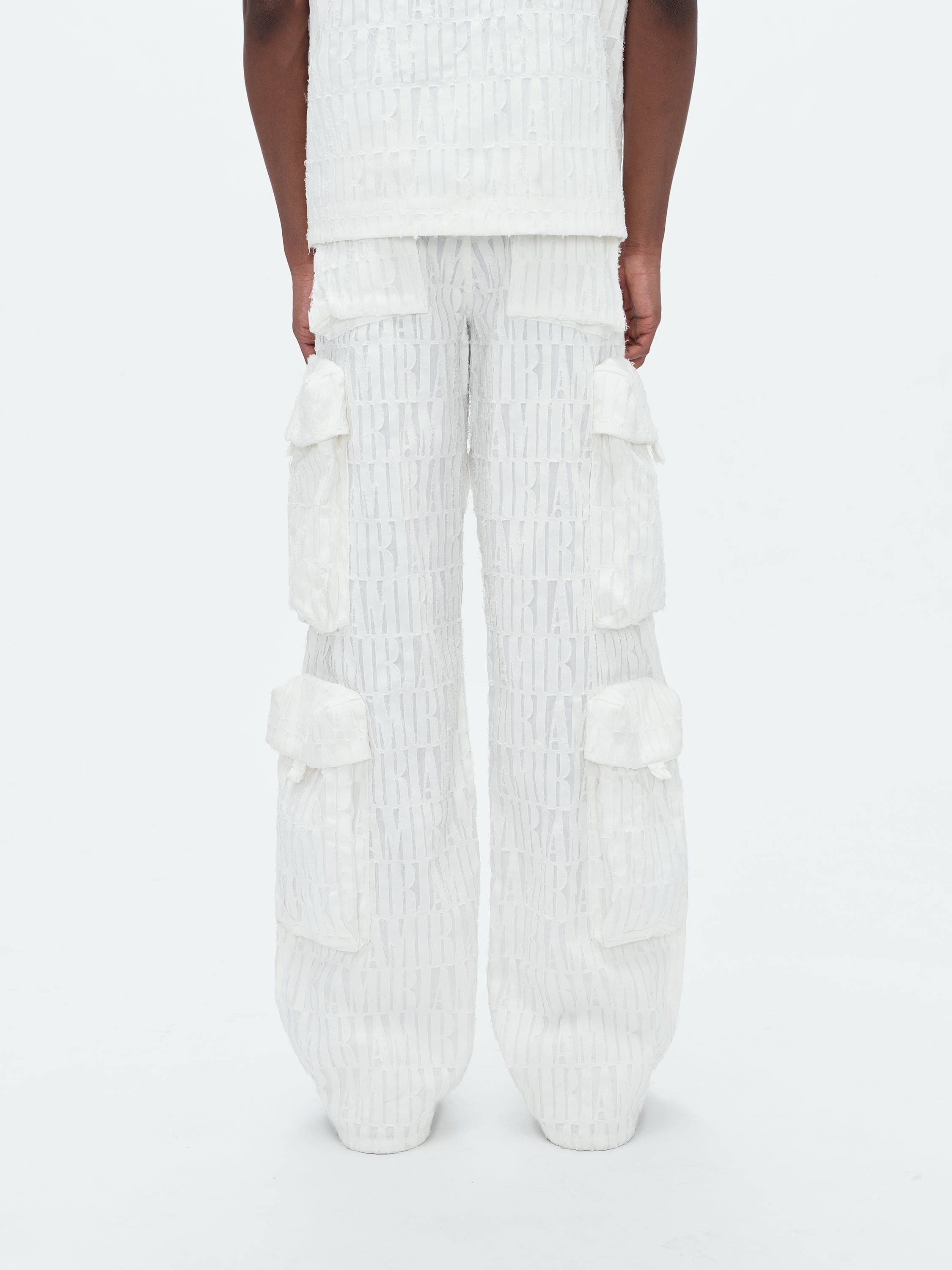 AMIRI BURNOUT UTILITY PANT - WHITE sold by AMIRI product image thumbnail 5