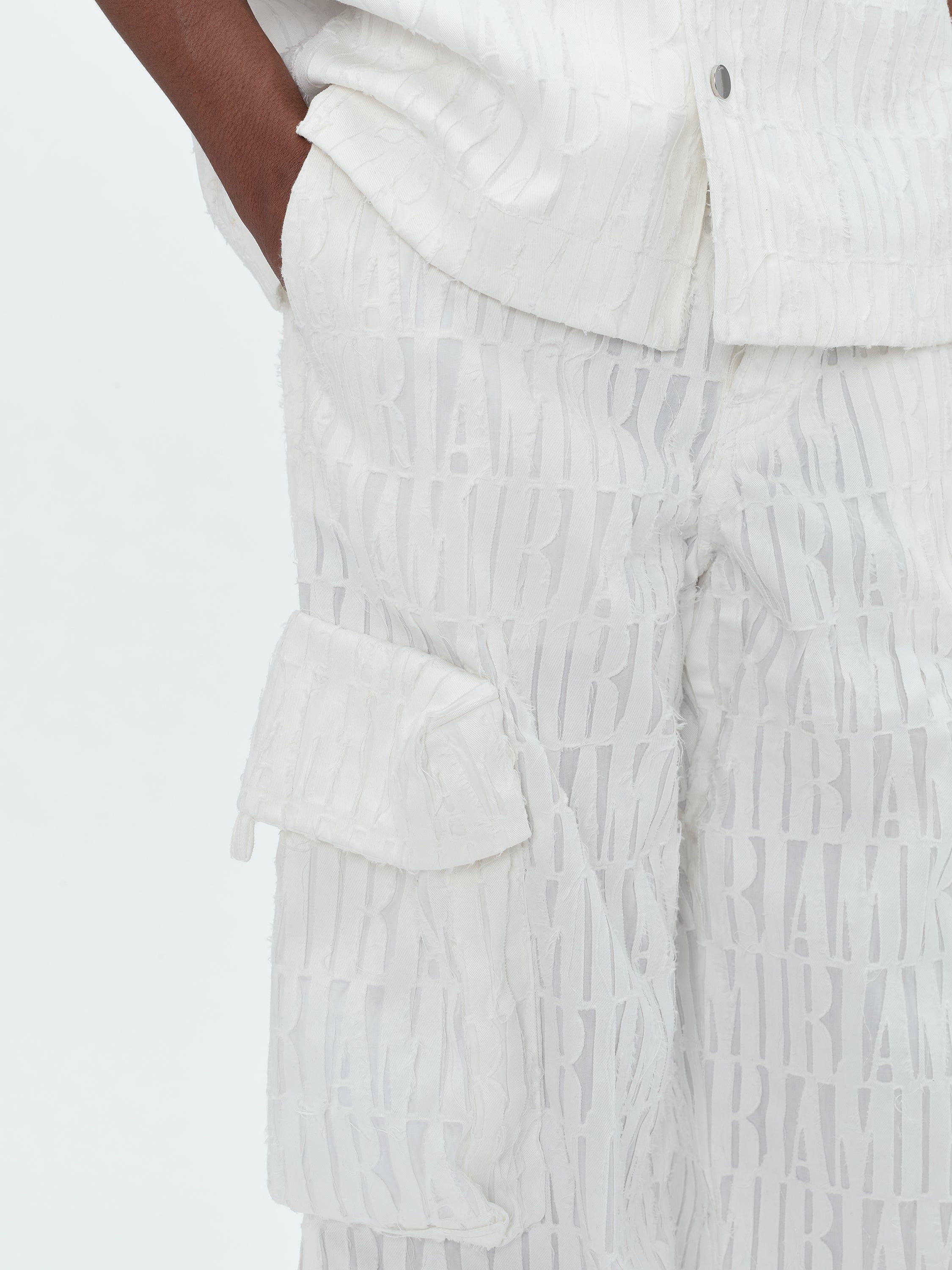 AMIRI BURNOUT UTILITY PANT - WHITE sold by AMIRI product image thumbnail 6