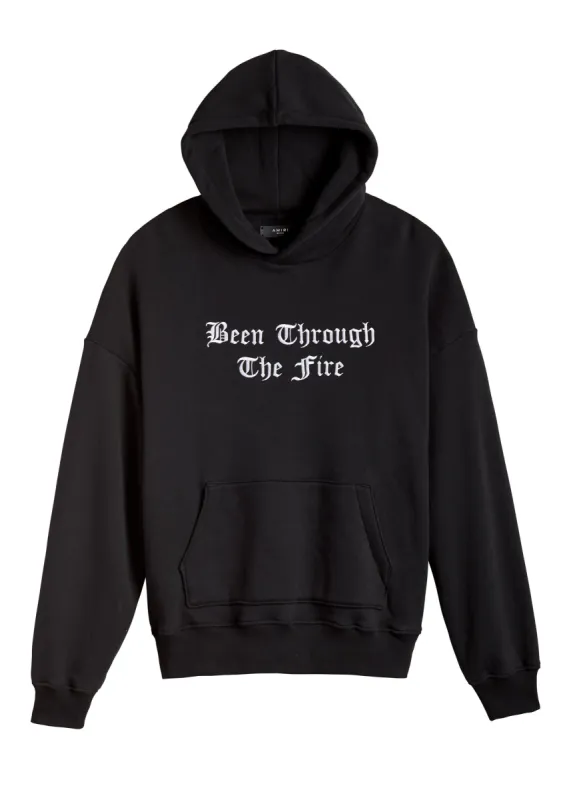 Been Through The Fire Hoodie - Black sold by AMIRI