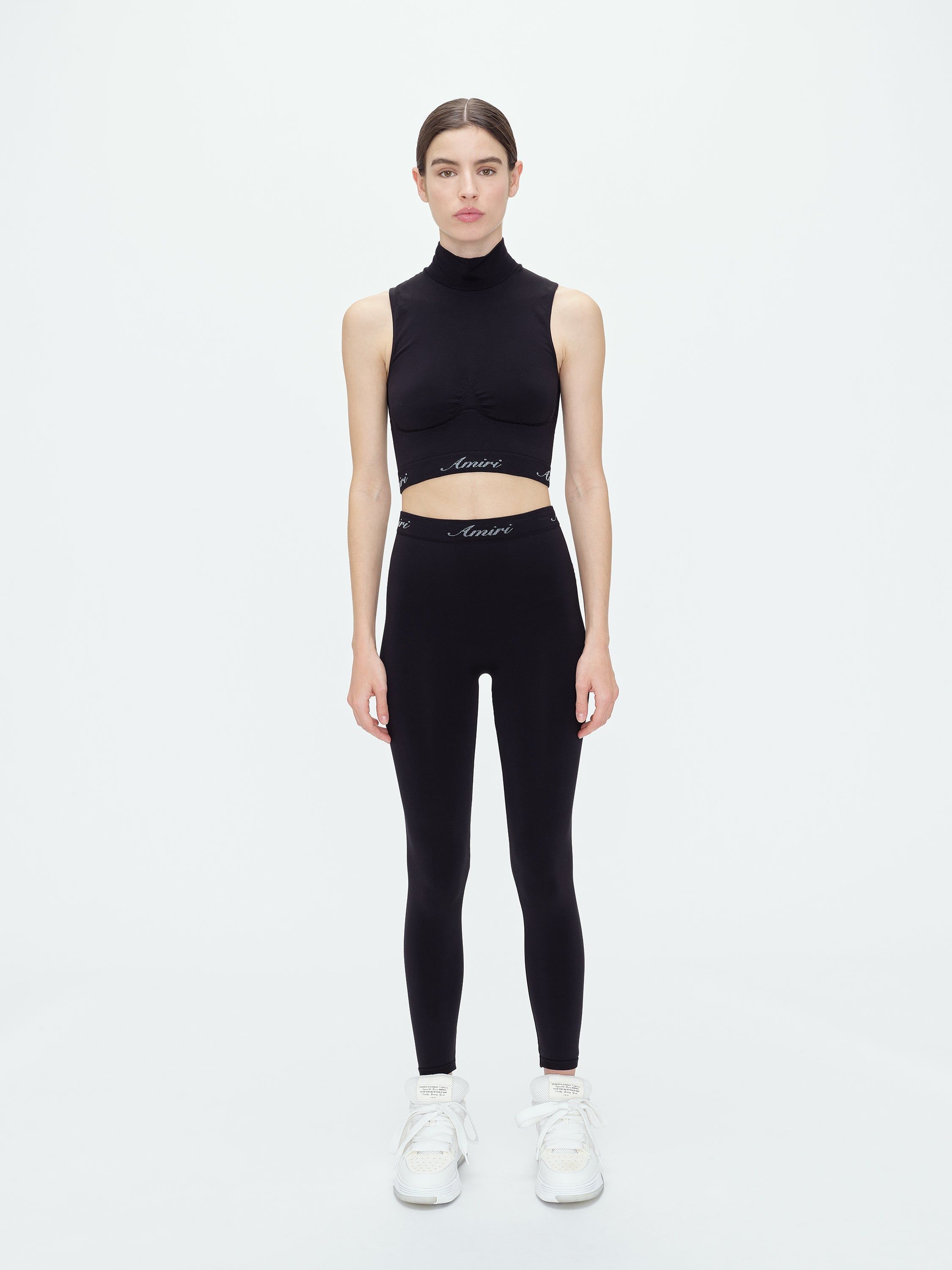 WOMEN - SEAMLESS MOCK NECK TOP - BLACK sold by AMIRI product image thumbnail 2