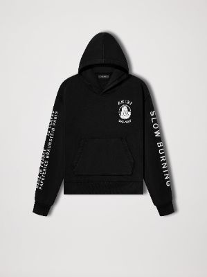 AMIRI X ZIG-ZAG HOODIE - BLACK sold by AMIRI