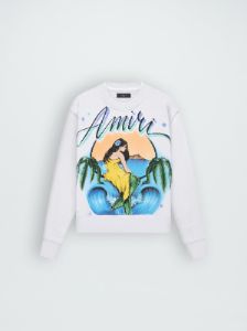 AMIRI MERMAID CREWNECK - WHITE | Parallel