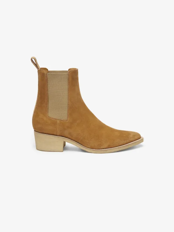 Crepe Chelsea Boot - Khaki made by AMIRI