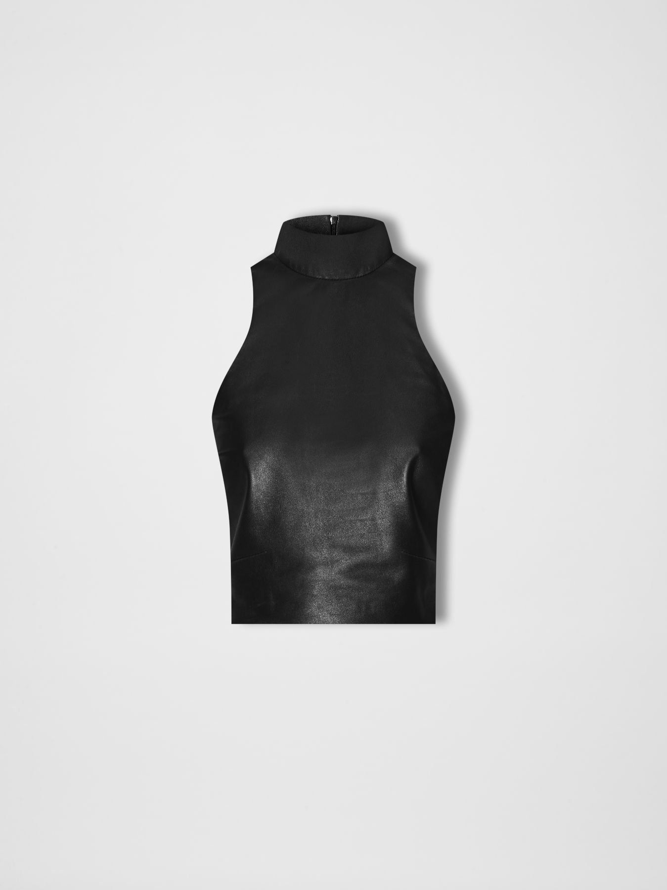 WOMEN - CROPPED MOCK NECK - BLACK sold by AMIRI