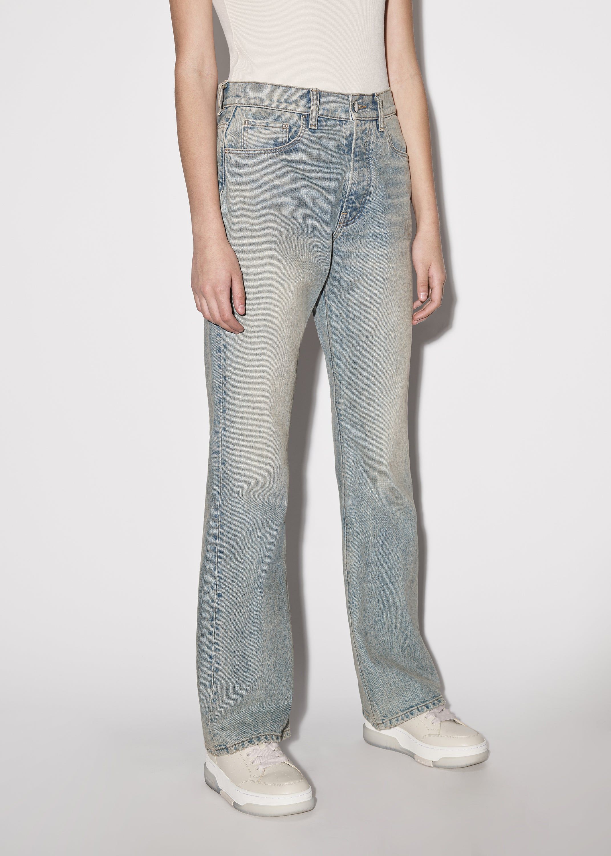 WOMEN - BOOTLEG - Vintage Indigo sold by AMIRI product image thumbnail 4