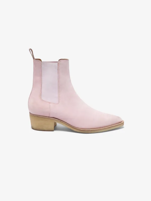 Crepe Chelsea Boot - Peach made by AMIRI