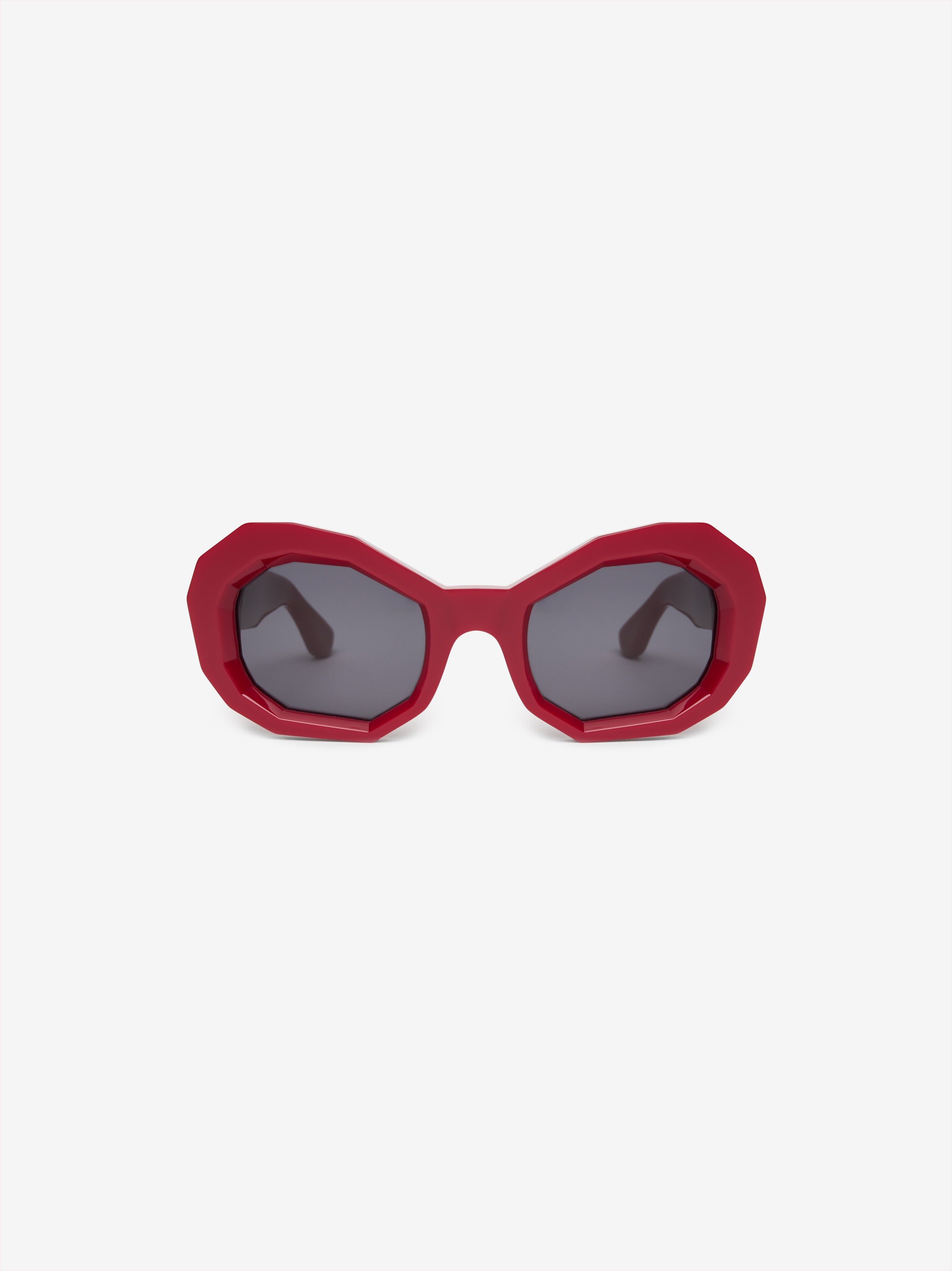 HONEYCOMB SUNGLASSES - RED sold by AMIRI