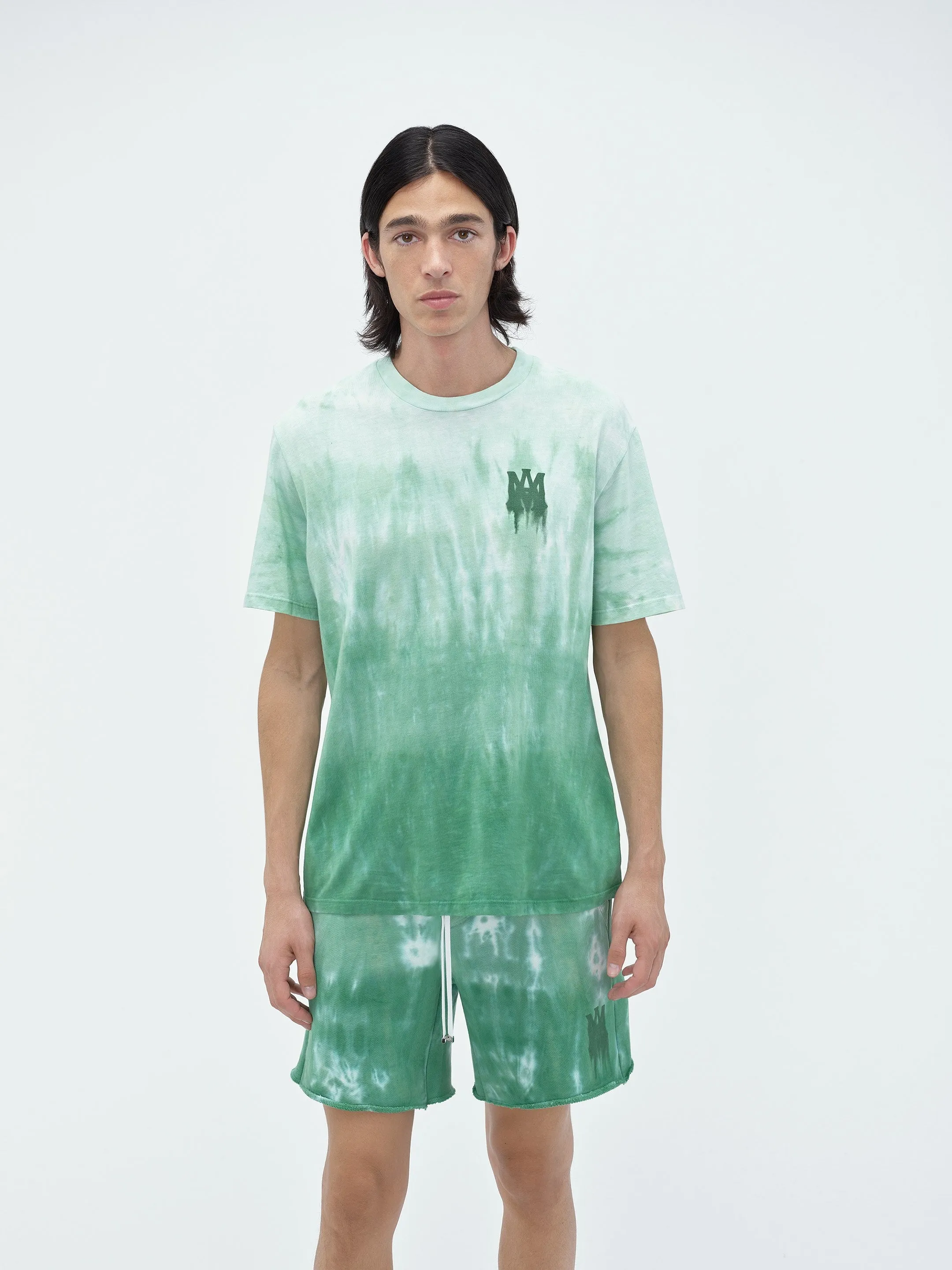 MA LOGO DIP DYE TEE - Mineral Green sold by AMIRI product image thumbnail 3