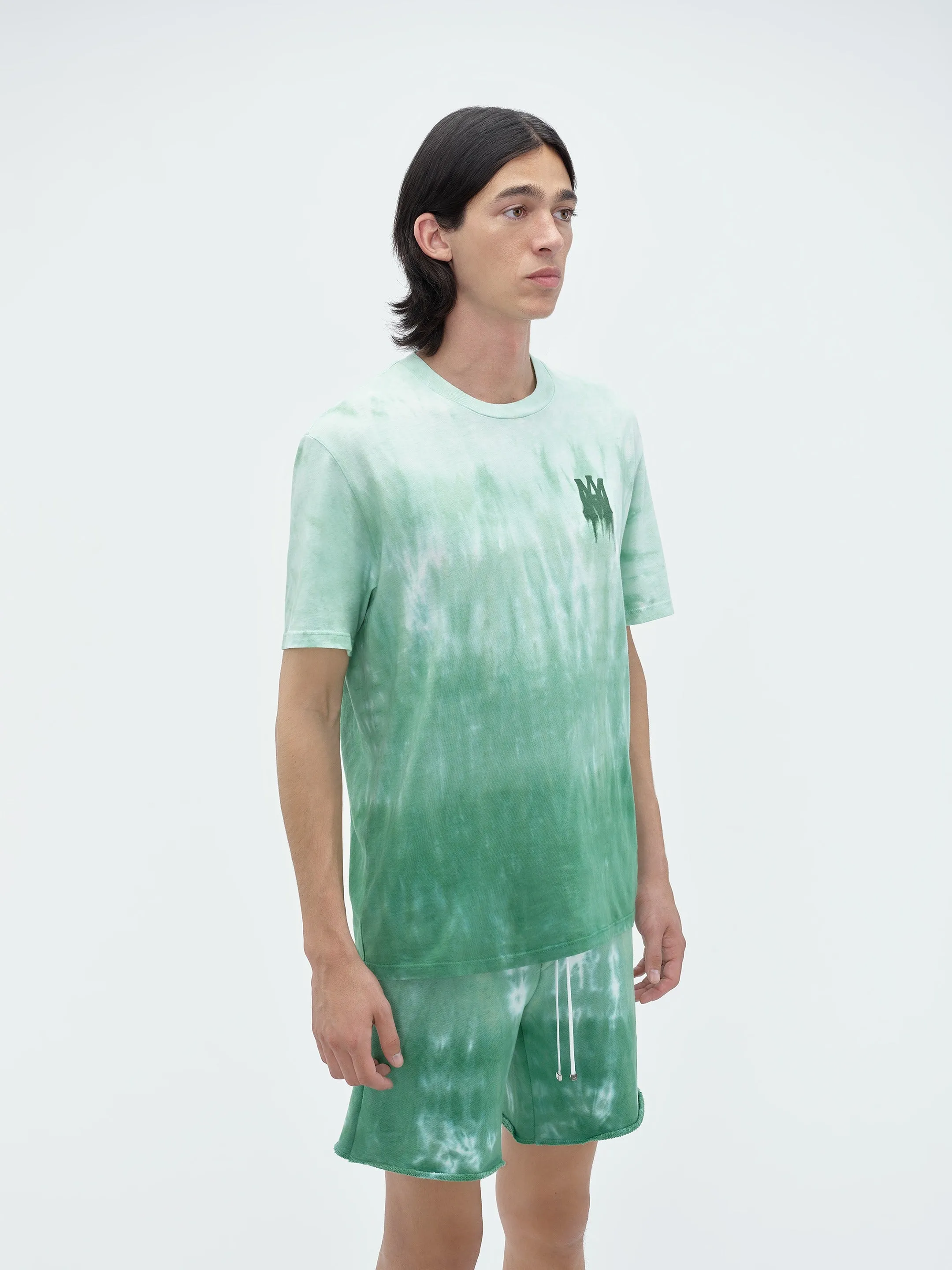 MA LOGO DIP DYE TEE - Mineral Green sold by AMIRI product image thumbnail 4