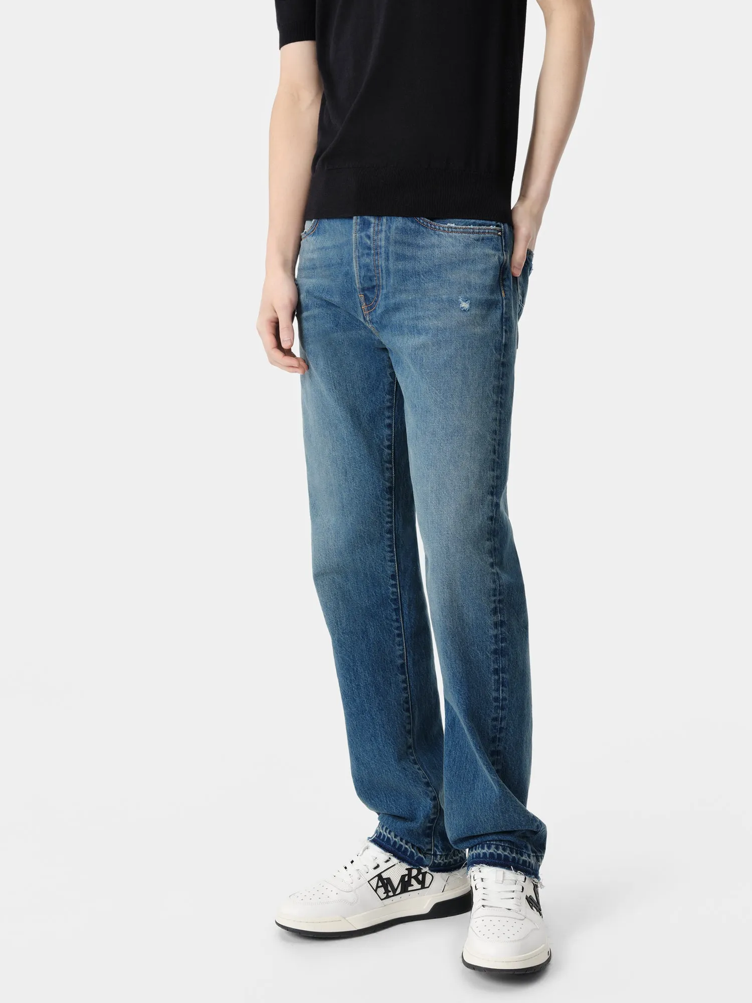 RELEASED HEM STRAIGHT JEAN - Dark Indigo sold by AMIRI product image thumbnail 2